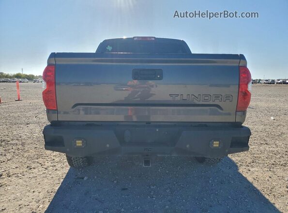 5TFEM5F19JX133601 2018 TOYOTA TUNDRA Серый Вид сзади