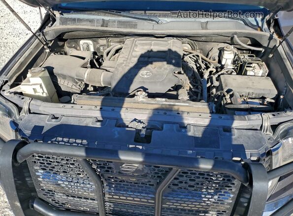 5TFEM5F19JX133601 2018 TOYOTA TUNDRA Серый Вид задней части салона