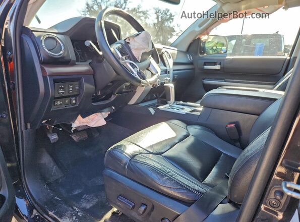 5TFFY5F1XKX245656 2019 TOYOTA LIMITED Black Front interior view