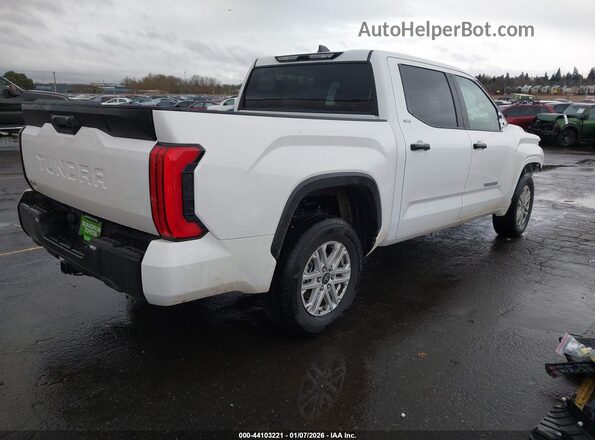 5TFLA5DB0TX345365 2026 TOYOTA TUNDRA Белый Задняя правая четверть