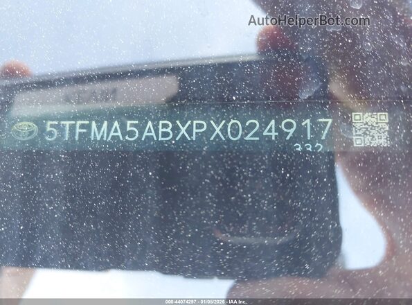 5TFMA5ABXPX024917 2023 TOYOTA TUNDRA Gray 