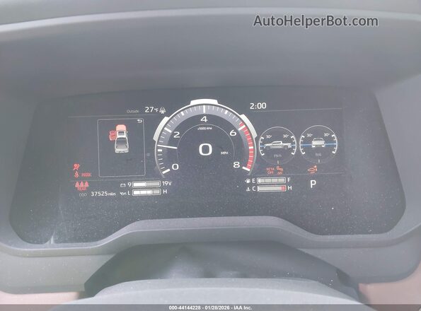 5TFMA5DBXPX078763 2023 TOYOTA TUNDRA Gray უკანა სავარძლების ხედი