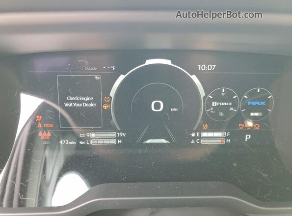 5TFMC5DB1TX121293 2026 TOYOTA TUNDRA Черный Вид щитка приборов