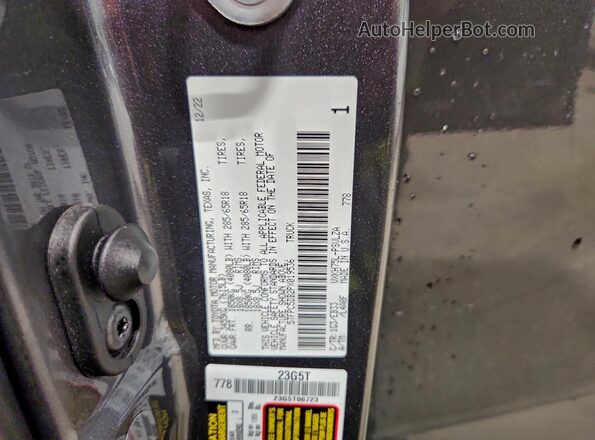 5TFPC5DB2PX019536 2023 TOYOTA LIMITED Gray Vista de la etiqueta del VIN