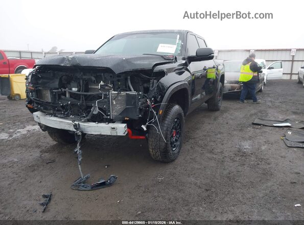 5TFPC5DB5PX030854 2023 TOYOTA TUNDRA HYBRID Черный Передняя левая четверть