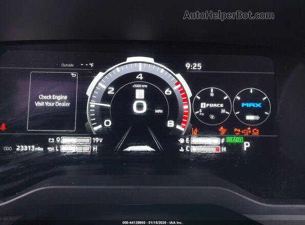 5TFPC5DB5PX030854 2023 TOYOTA TUNDRA HYBRID Черный Вид задних сидений