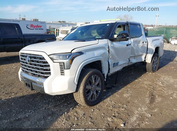 5TFVC5DB2RX047444 2024 TOYOTA TUNDRA HYBRID Белый Передняя левая четверть