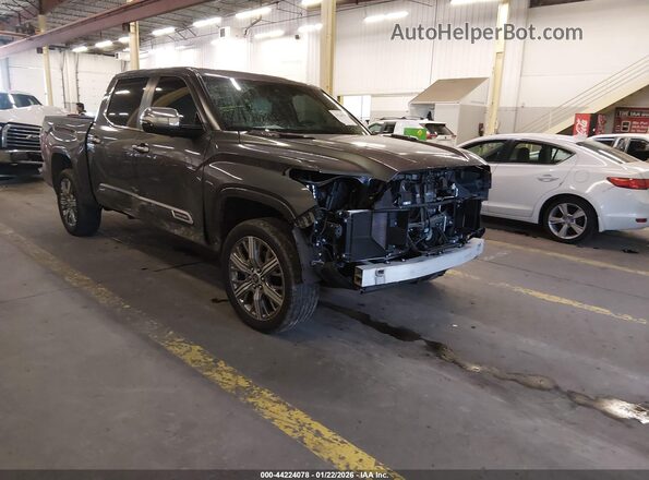 5TFVC5DB8RX070436 2024 TOYOTA TUNDRA HYBRID Серый Передняя правая четверть