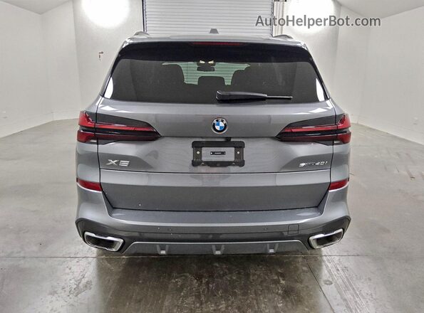 5UX13EU02T9225747 2026 BMW X5 Серый Вид сзади