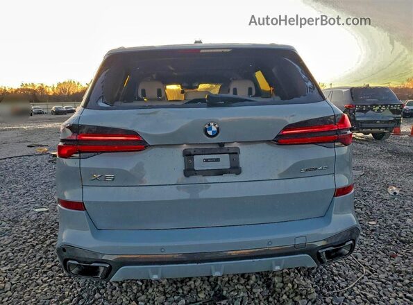 5UX13EU04R9V57665 2024 BMW X5 Серый Вид сзади