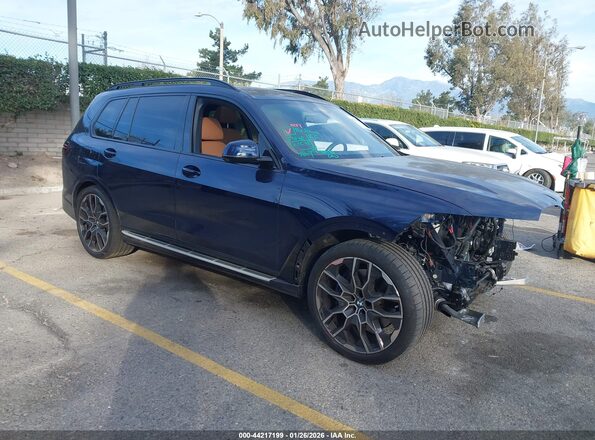 5UX23EM00R9S13092 2024 BMW X7 Dark Blue Передняя правая четверть