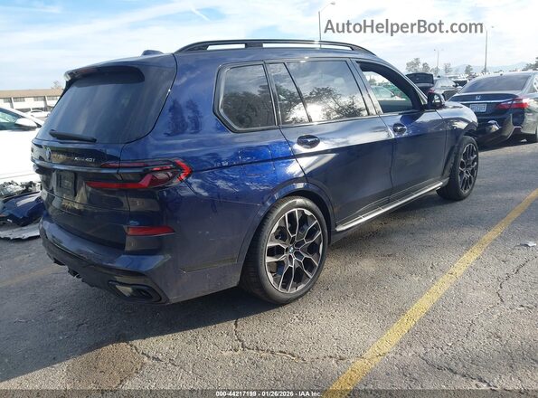 5UX23EM00R9S13092 2024 BMW X7 Dark Blue Задняя правая четверть