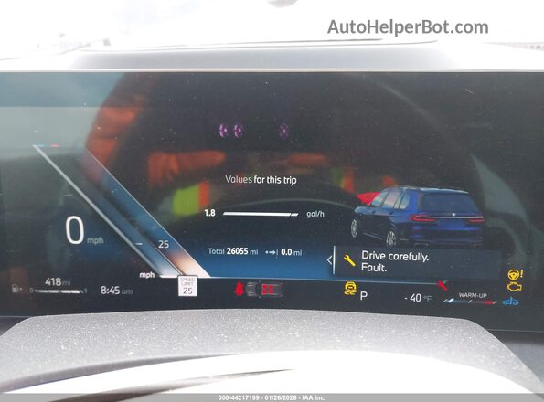 5UX23EM00R9S13092 2024 BMW X7 Dark Blue Вид задних сидений