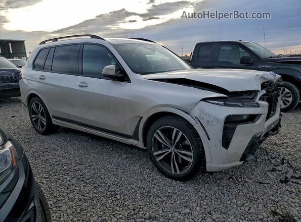 5UX23EM01P9P32889 2023 BMW X7 White Delantero derecho