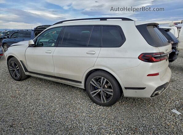 5UX23EM01P9P32889 2023 BMW X7 White Trasero izquierdo