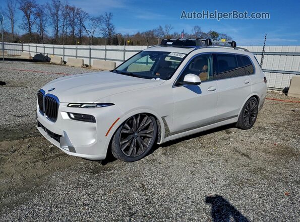 5UX23EM03P9R02086 2023 BMW X7 White Передня ліва чверть