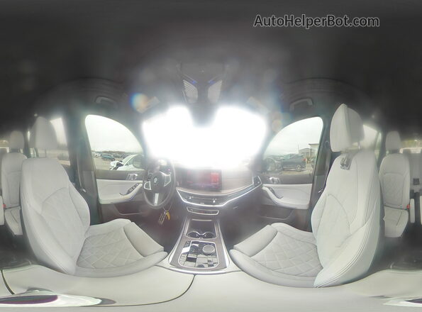 5UX23EM03R9S17069 2024 BMW X7 White Панорамний вид салону 360°