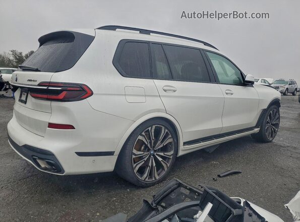 5UX23EM06P9R40346 2023 BMW X7 White Rear right