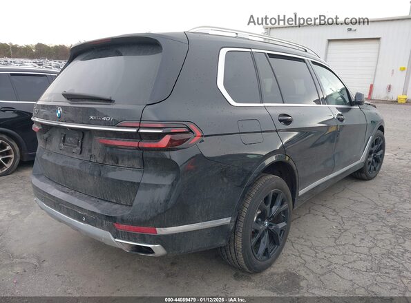 5UX23EM08R9U67598 2024 BMW X7 Black Задня права чверть