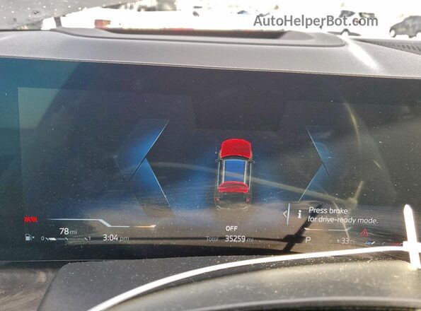 5UX23EM09R9T49222 2024 BMW X7 Tan Vista del cuadro de instrumentos
