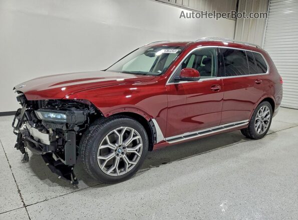 5UX23EM09T9065614 2026 BMW X7 Burgundy Rear left