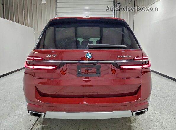 5UX23EM09T9065614 2026 BMW X7 Burgundy Front interior view