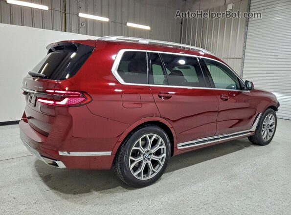 5UX23EM09T9065614 2026 BMW X7 Burgundy Front right