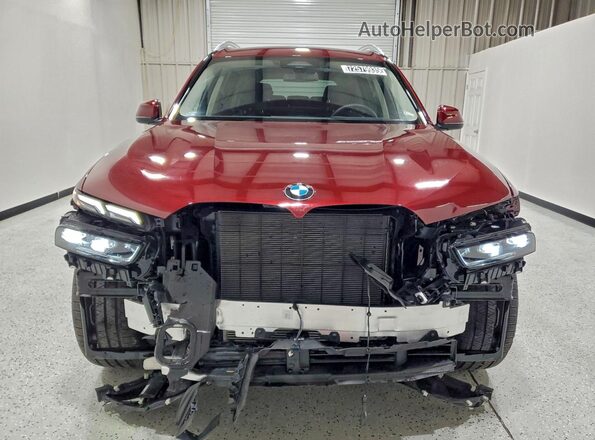 5UX23EM09T9065614 2026 BMW X7 Burgundy Rear view