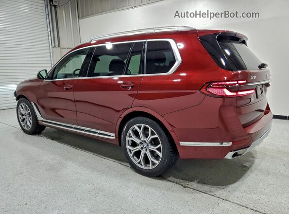 5UX23EM09T9065614 2026 BMW X7 Burgundy Rear right
