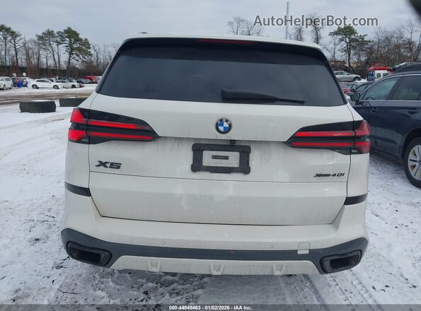 5UX23EU07R9T45539 2024 BMW X5 White 