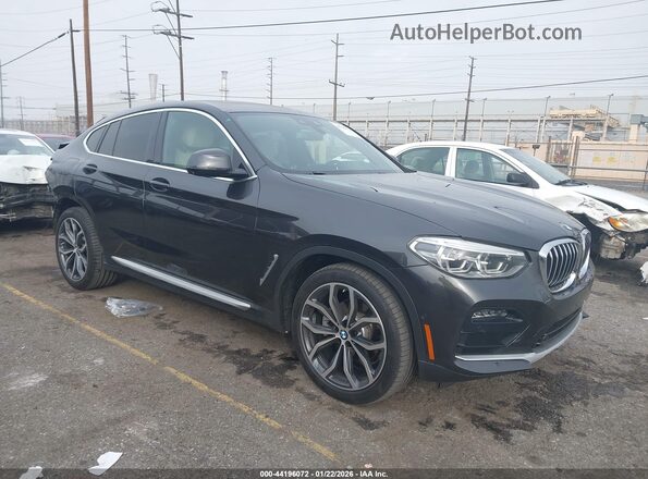5UX2V1C01L9B70283 2020 BMW X4 Black Przód prawy