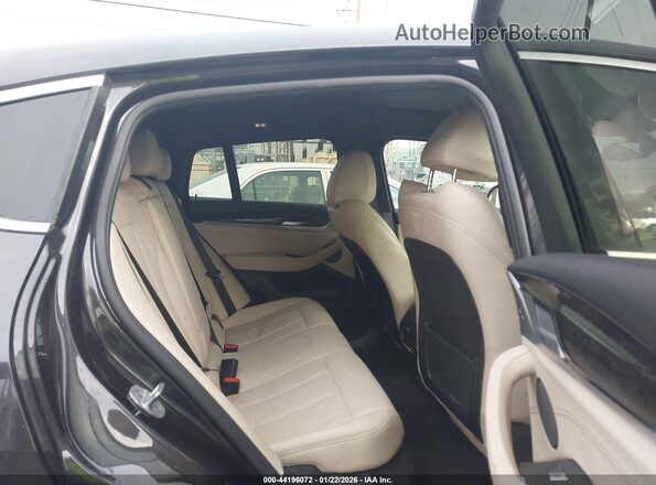 5UX2V1C01L9B70283 2020 BMW X4 Black Widok naklejki z numerem VIN