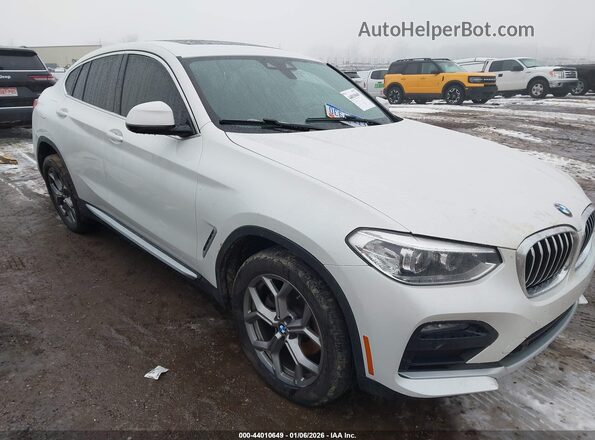 5UX2V1C01L9B85429 2020 BMW X4 Белый Передняя правая четверть