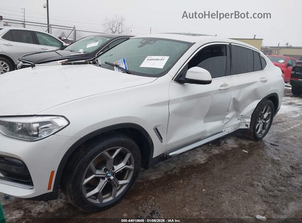 5UX2V1C01L9B85429 2020 BMW X4 Белый Передняя левая четверть