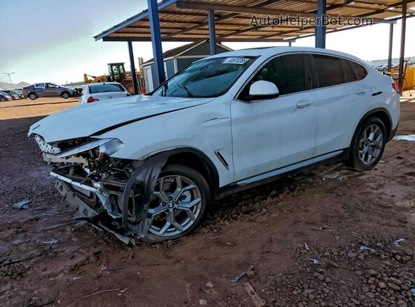 5UX2V1C01M9H34287 2021 BMW X4 White Przód lewy