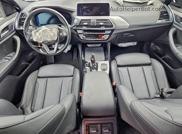 5UX2V1C03L9B28634 2020 BMW X4 Серебряный Вид панели приборов