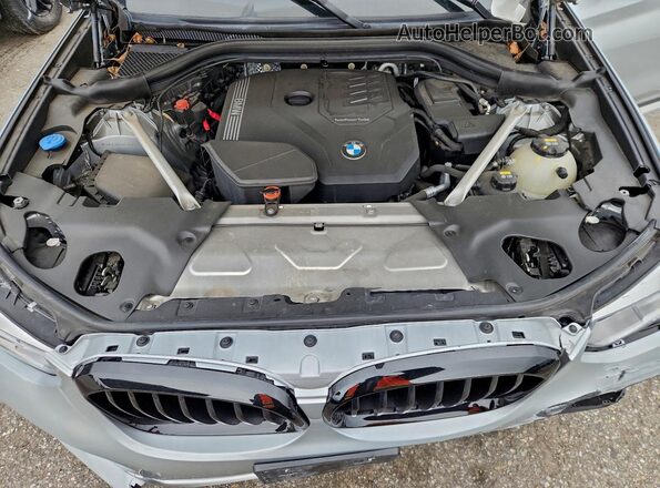 5UX2V1C03L9B28634 2020 BMW X4 Серебряный Вид задней части салона