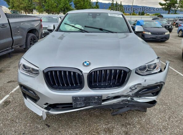 5UX2V1C03L9B28634 2020 BMW X4 Серебряный Вид спереди