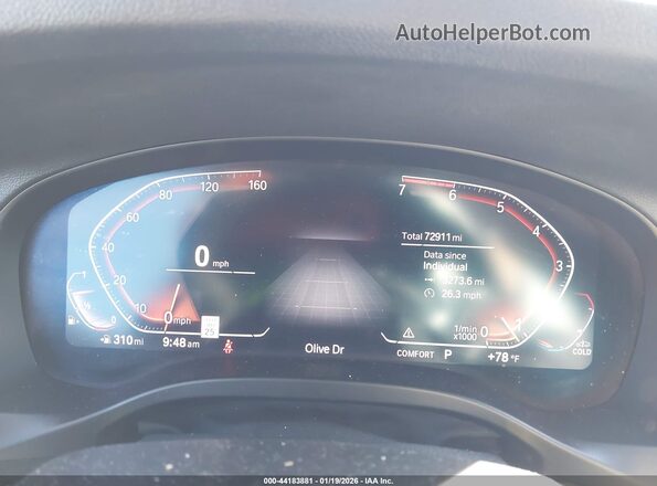5UX2V1C03LLE68028 2020 BMW X4 White Widok tylnych siedzeń
