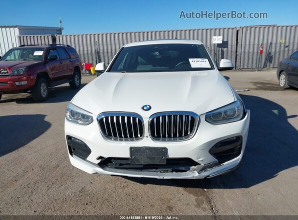 5UX2V1C03LLE68028 2020 BMW X4 White Widok zestawu wskaźników