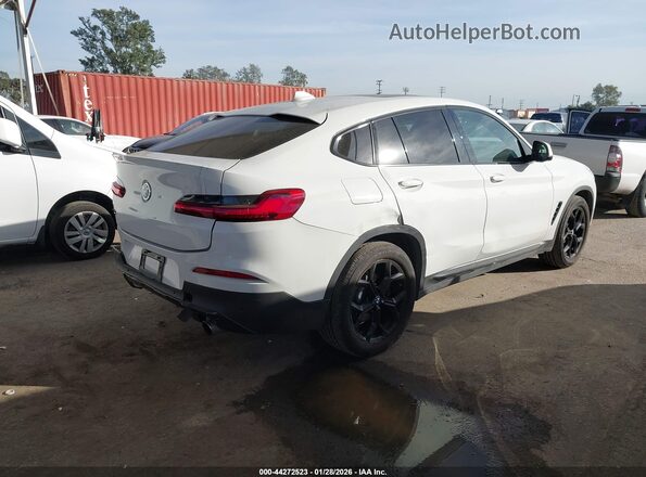 5UX2V1C04M9D87893 2021 BMW X4 Белый Задняя правая четверть