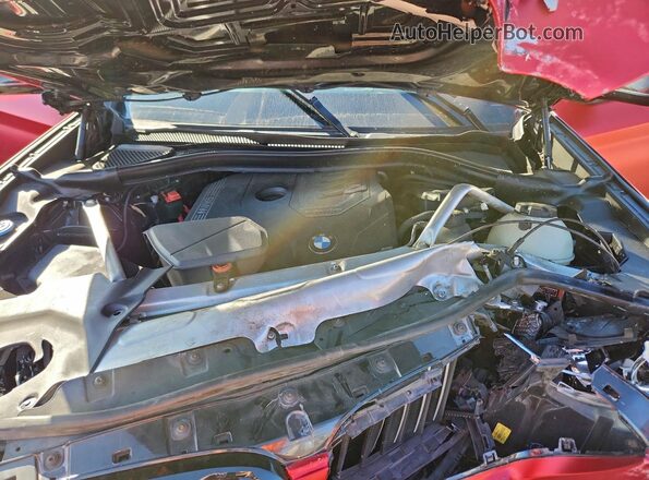 5UX2V1C08M9G72113 2021 BMW X4 Red Շարժիչի բաժամունքի տեսք