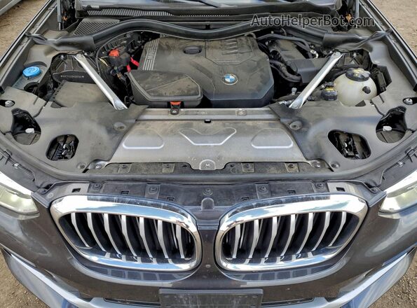 5UX2V1C09M9D82561 2021 BMW X4 Серый Вид подкапотного пространства