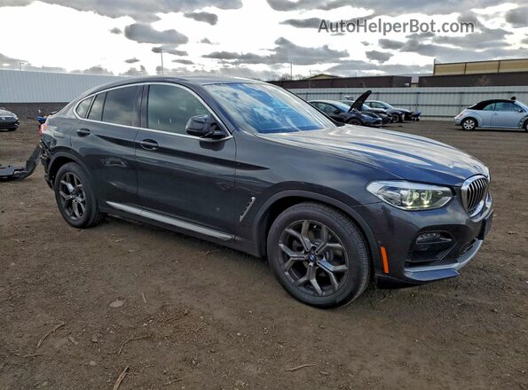 5UX2V1C09M9D82561 2021 BMW X4 Серый Передняя правая четверть