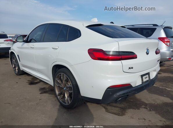 5UX2V5C04M9D93698 2021 BMW X4 Белый Задняя левая четверть