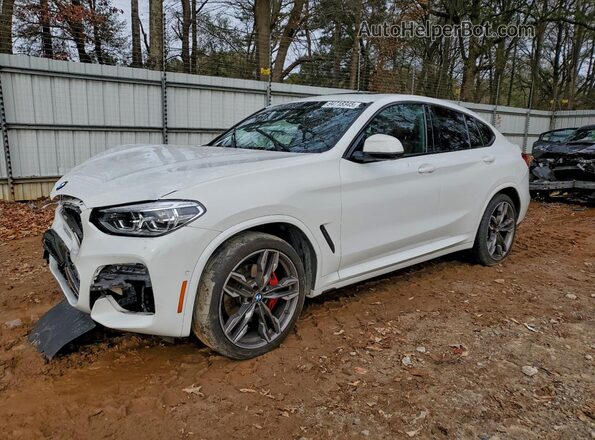 5UX2V5C05M9F33273 2021 BMW X4 Белый Передняя левая четверть