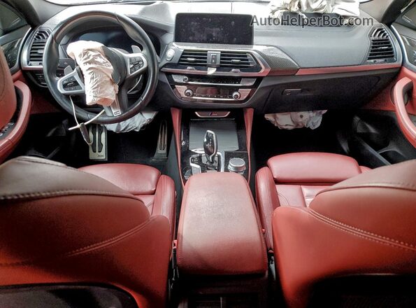 5UX2V5C05M9F33273 2021 BMW X4 Белый Вид панели приборов