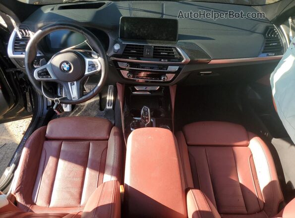 5UX2V5C06M9F85981 2021 BMW X4 Угольный Вид панели приборов
