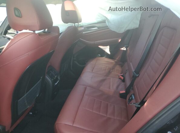 5UX2V5C06M9F85981 2021 BMW X4 Угольный Вид задней части салона