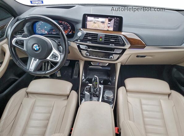 5UX2V5C07M9G68898 2021 BMW X4 Черный Вид панели приборов